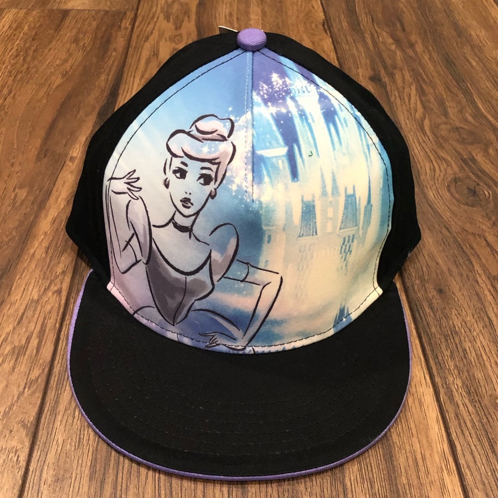NWT Disney Cinderella Snap Back Baseball Hat